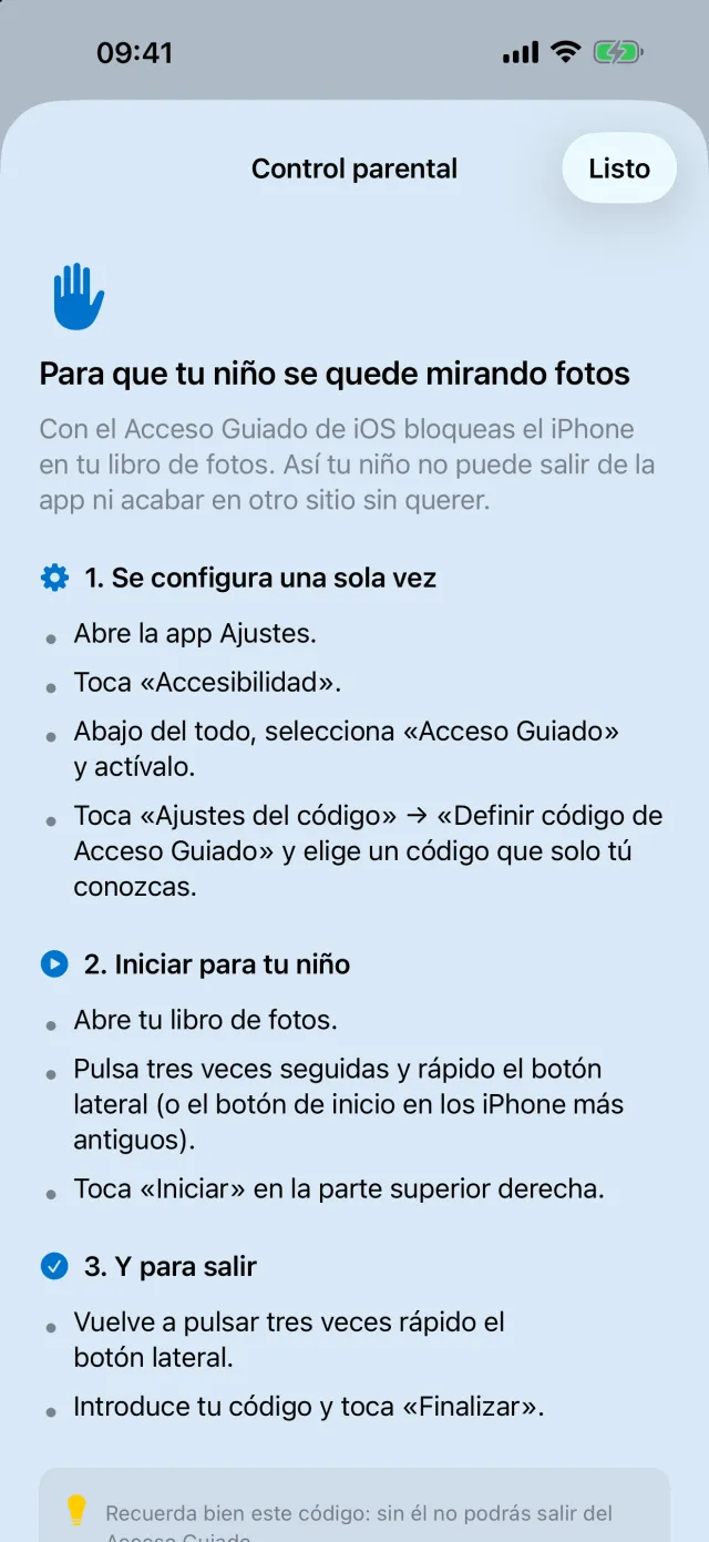 Guía integrada para el acceso guiado
